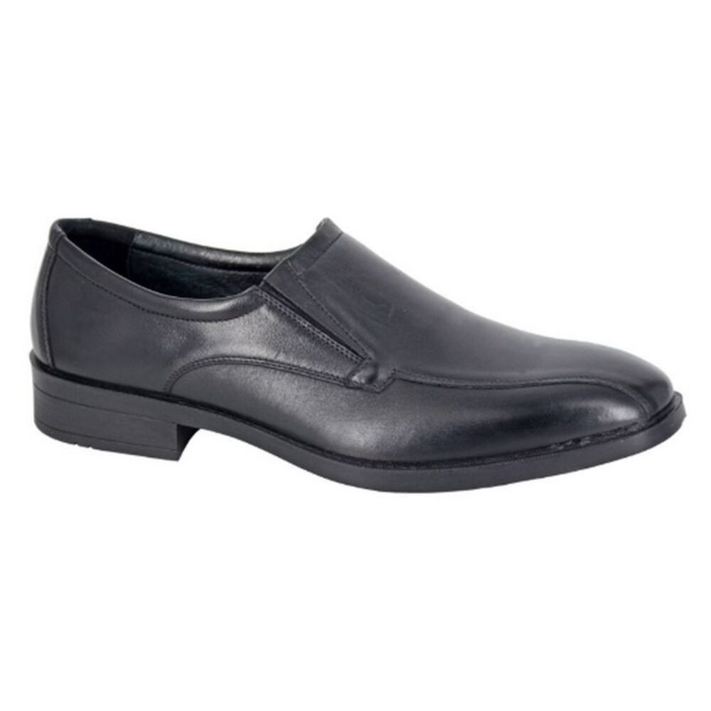 IMAC Mens Art Leather Casual Shoes / Black